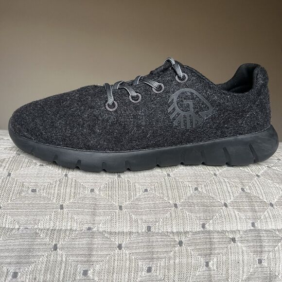 Giesswein Gray Merino Wool Runners Casual Sneakers Men’s 42 US 9 Casual Comfort - Picture 1 of 16